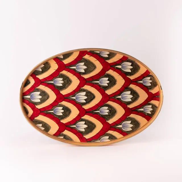 les-ottomans-ikat-it136-tablett-aus-eisen-handbemalt image 1