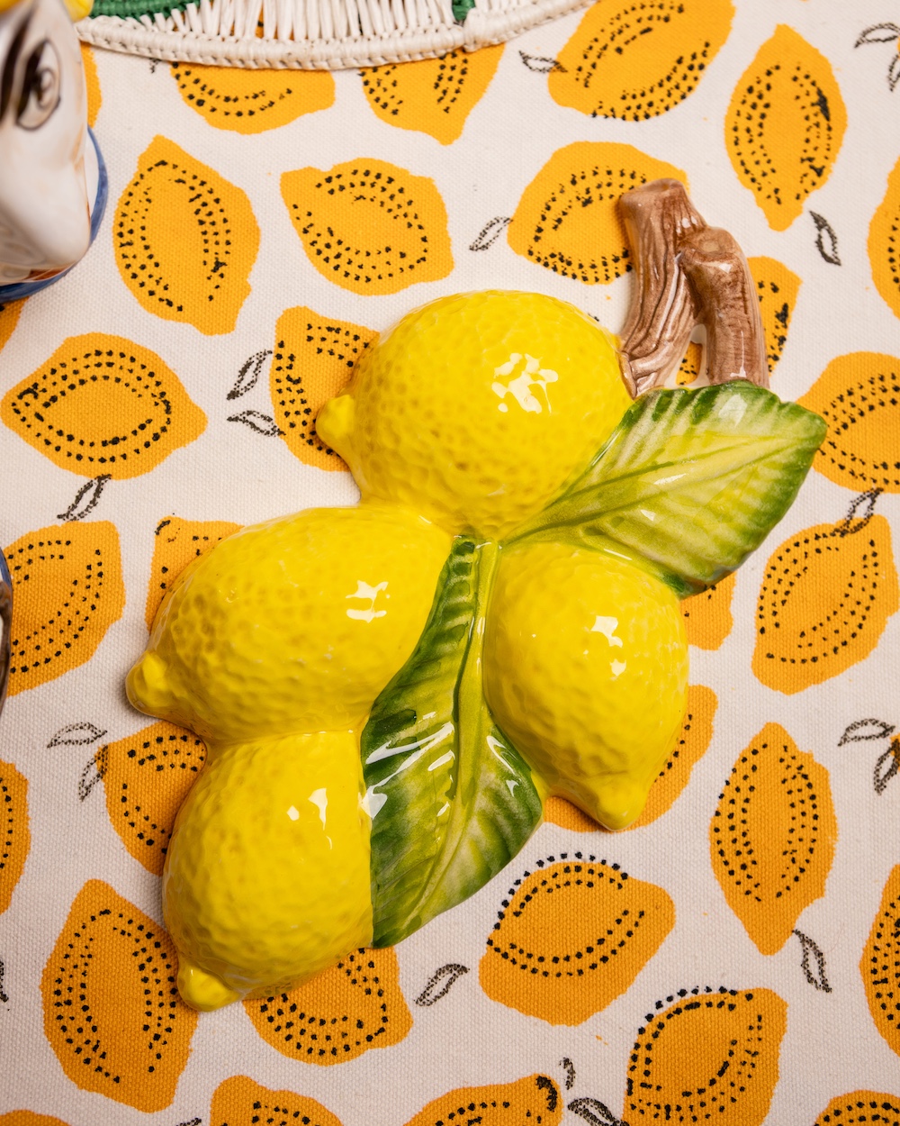 les-ottomans-centrotavola-lmn10-keramiktablett-limoni-handbemalt image 2