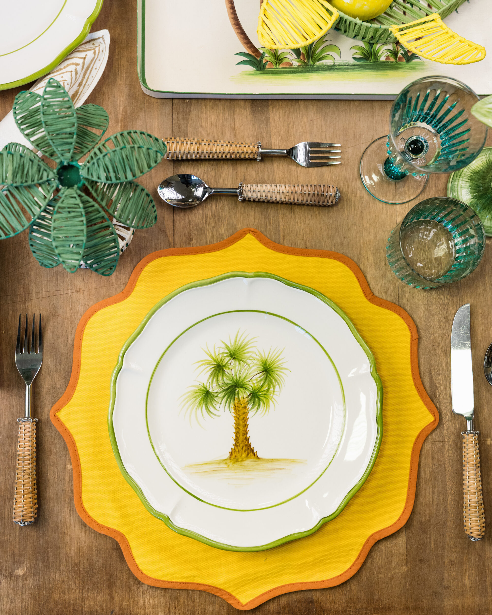 les-ottomans-essteller-aus-keramik-handbemalt-baum-ttr02 image 2
