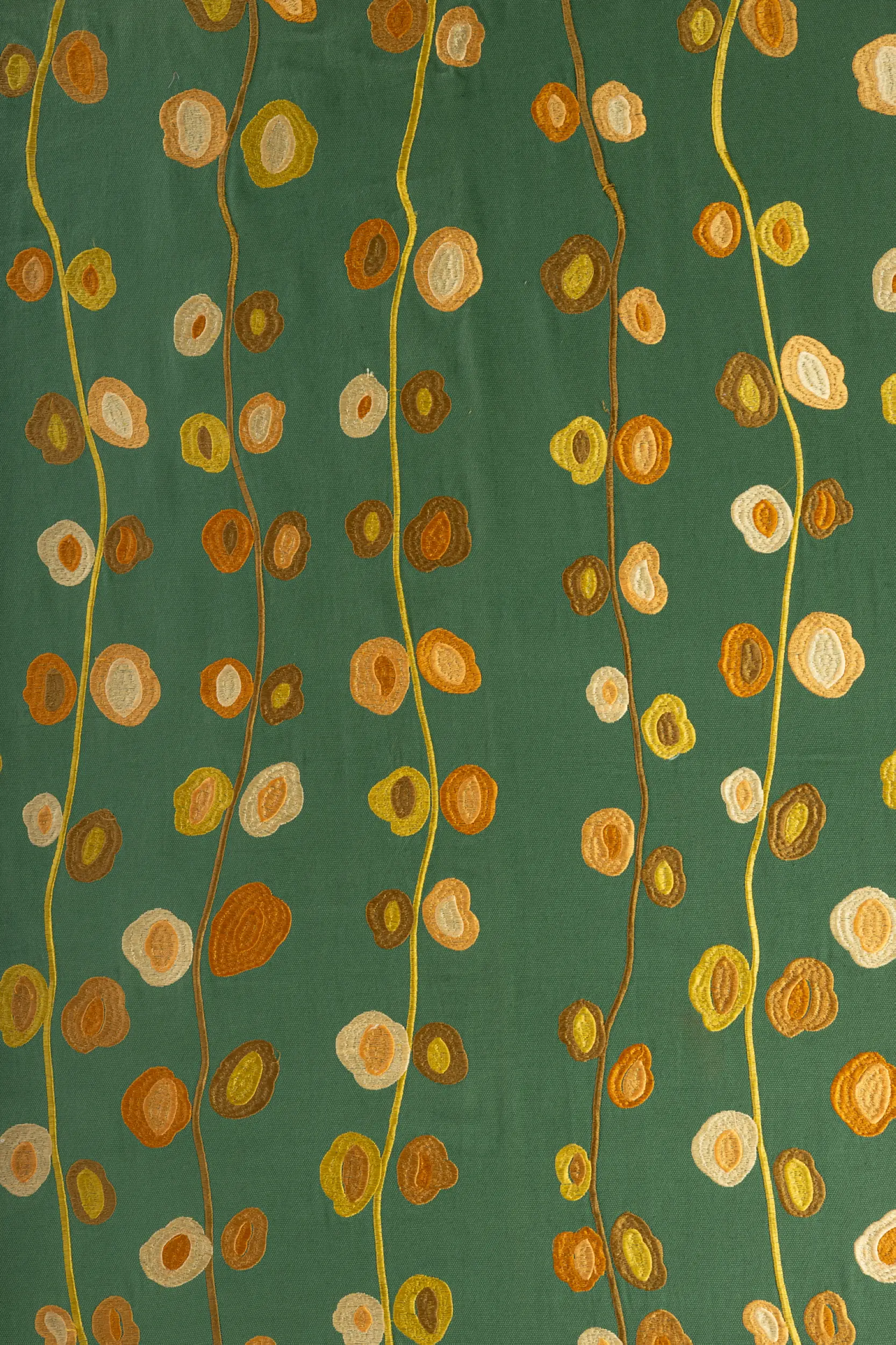 les-ottomans-ebt06-bestickte-baumwoll-tischdecke-blumen image 2