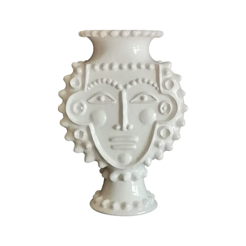 les-ottomans-an-italian-heritage-testa-di-moro-keramik-kopfvase-handmade-in-sizi image 1