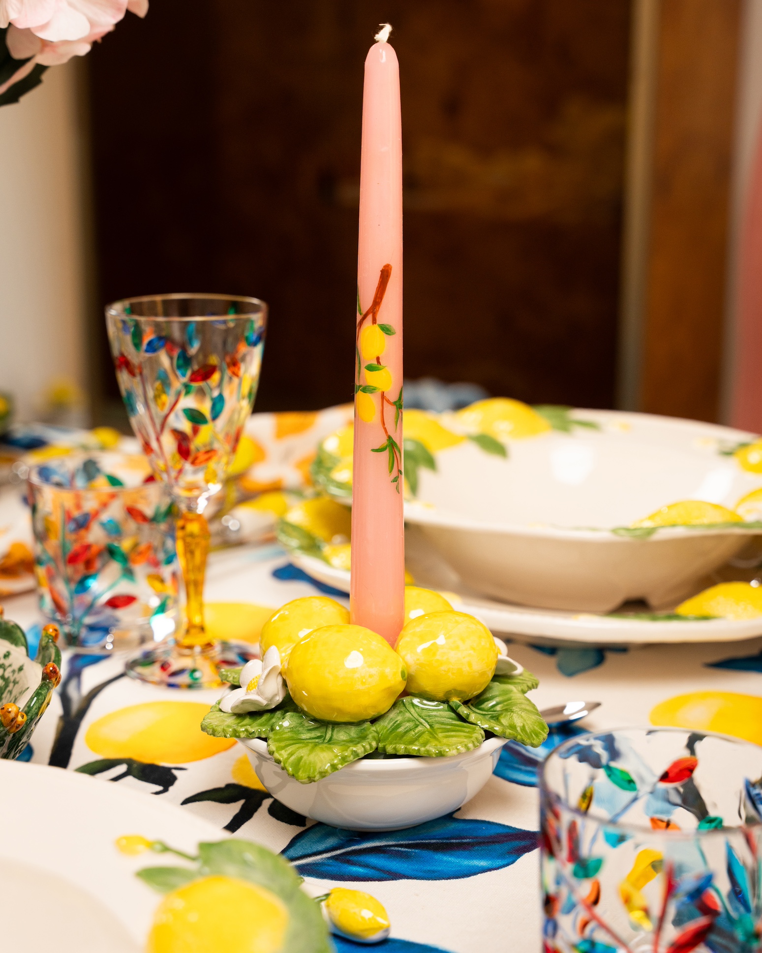 les-ottomans-lemon-collection-keramik-kerzenhalter image 2