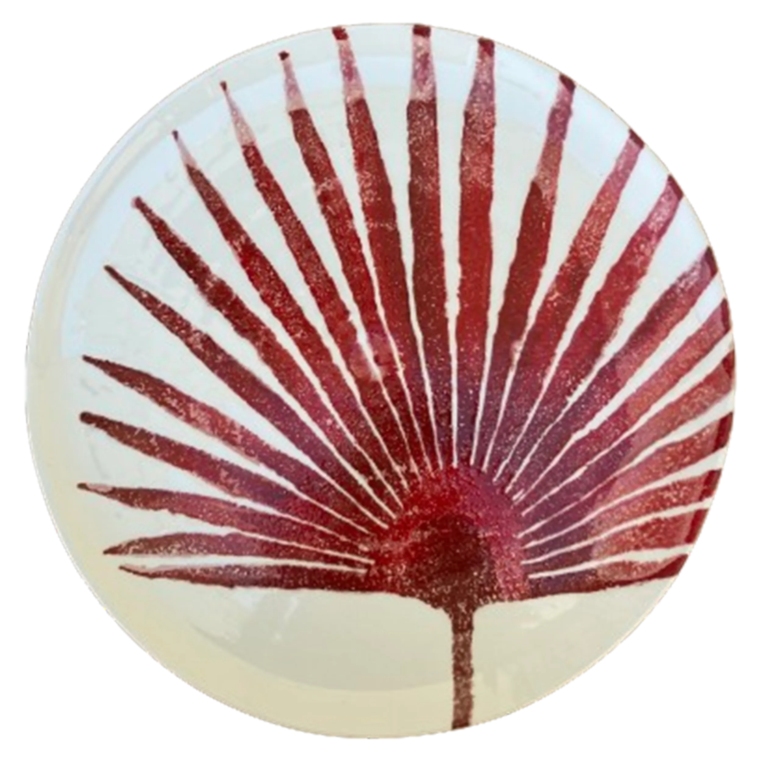 les-ottomans-le04-teller-keramik-italien-blatt-dekor image 1