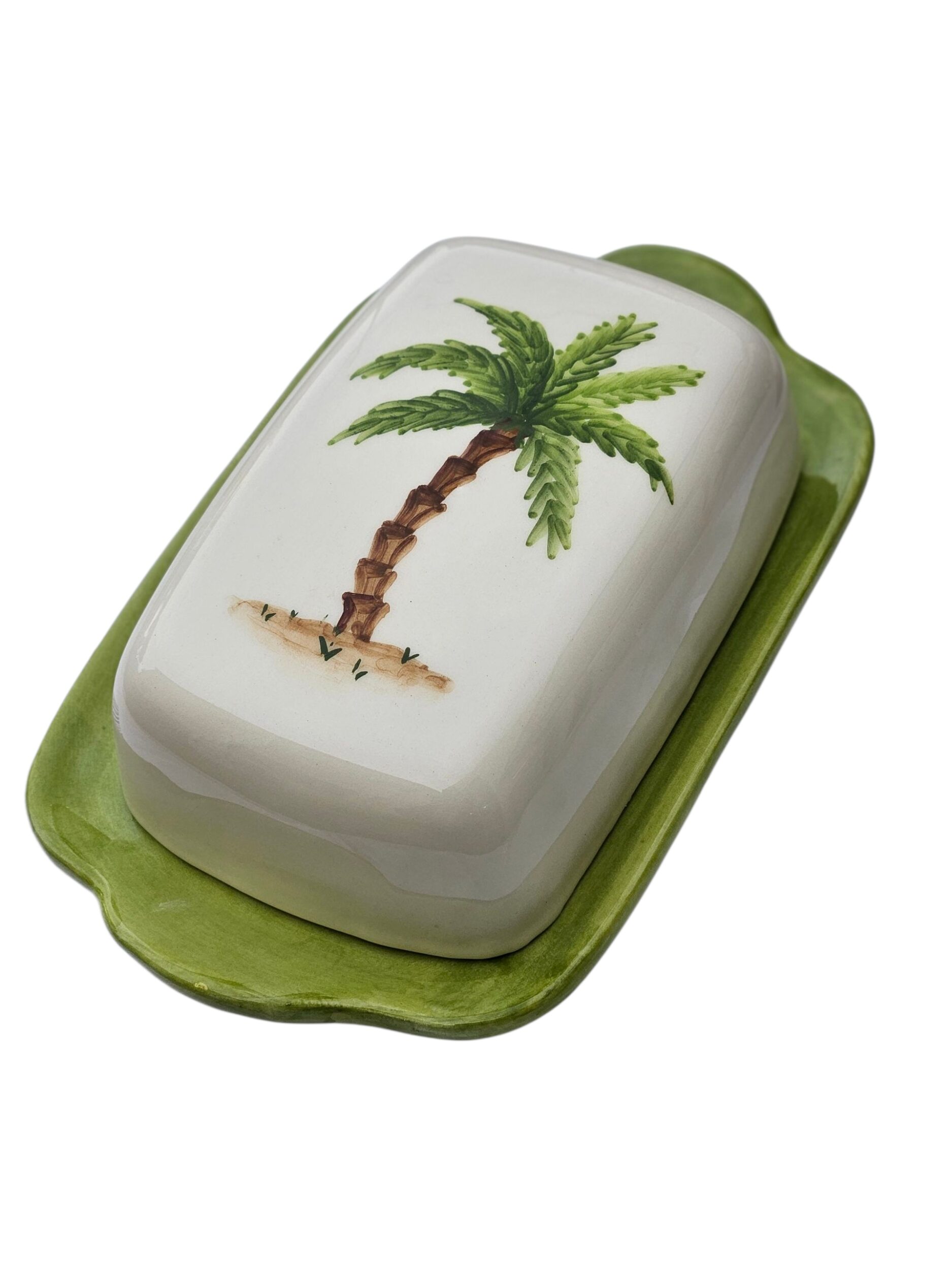 les-ottomans-butterdose-bu11-keramik-handbemalt-italien image 1