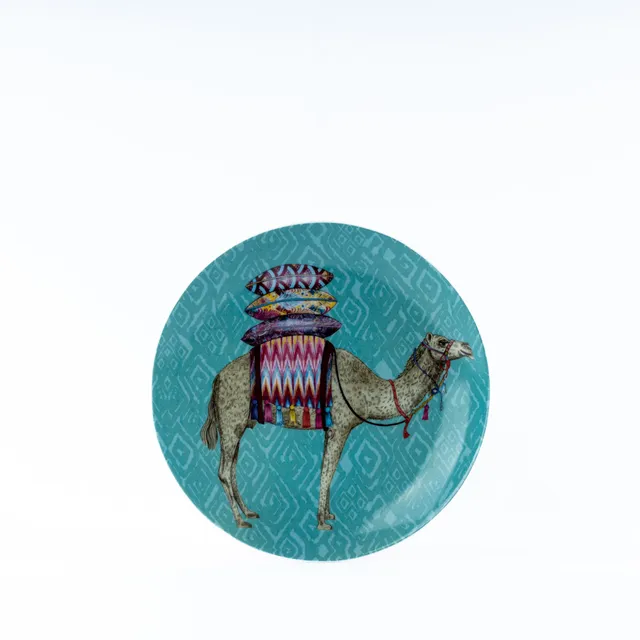 les-ottomans-x-matthew-williamson-dessertteller-porzellan-camel image 1
