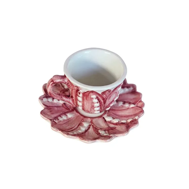 les-ottomans-lily-of-the-valley-espressotasse-mit-untertasse-rosa-keramik image 1