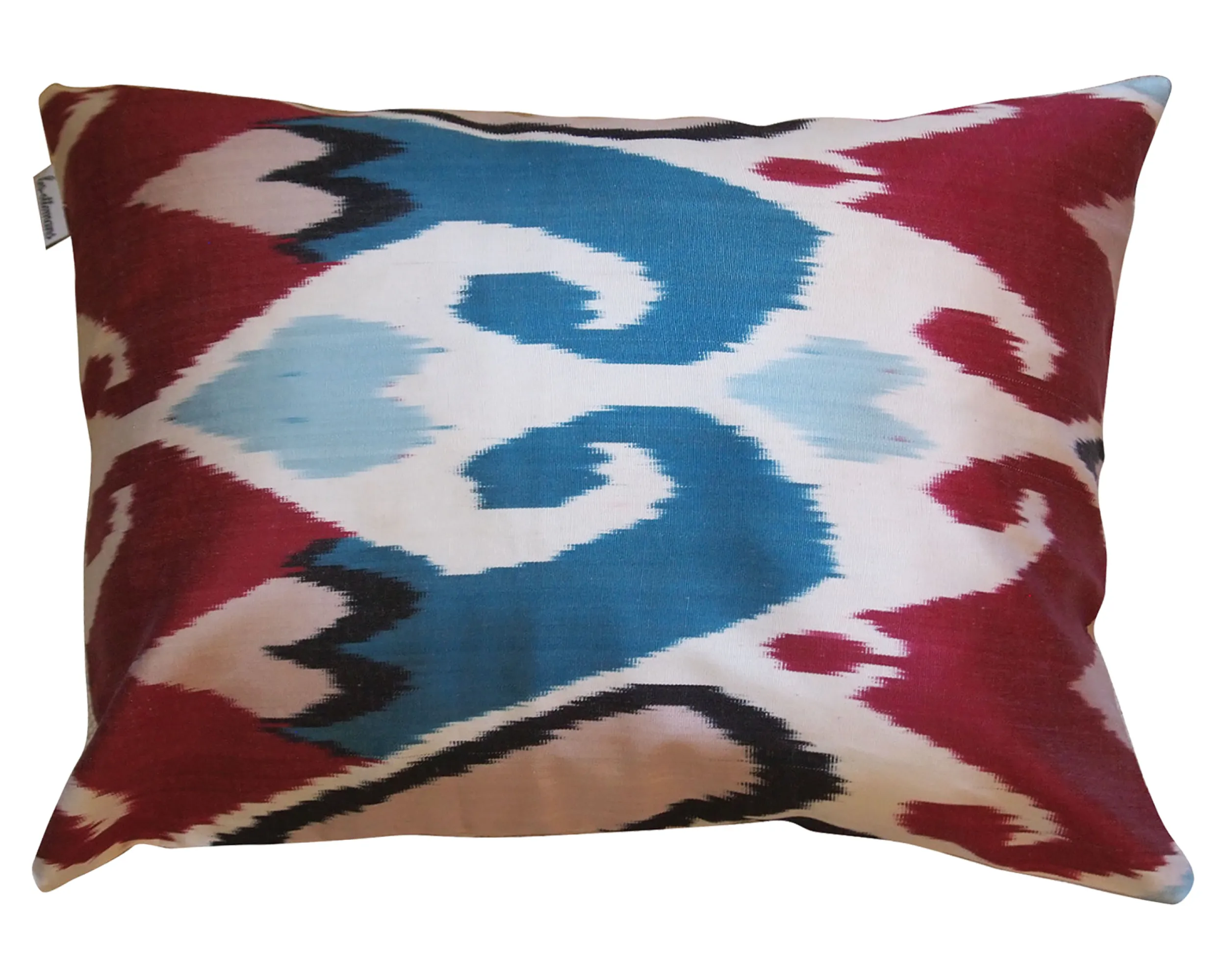 les-ottomans-s170-kissenbezug-seide-ikat image 1