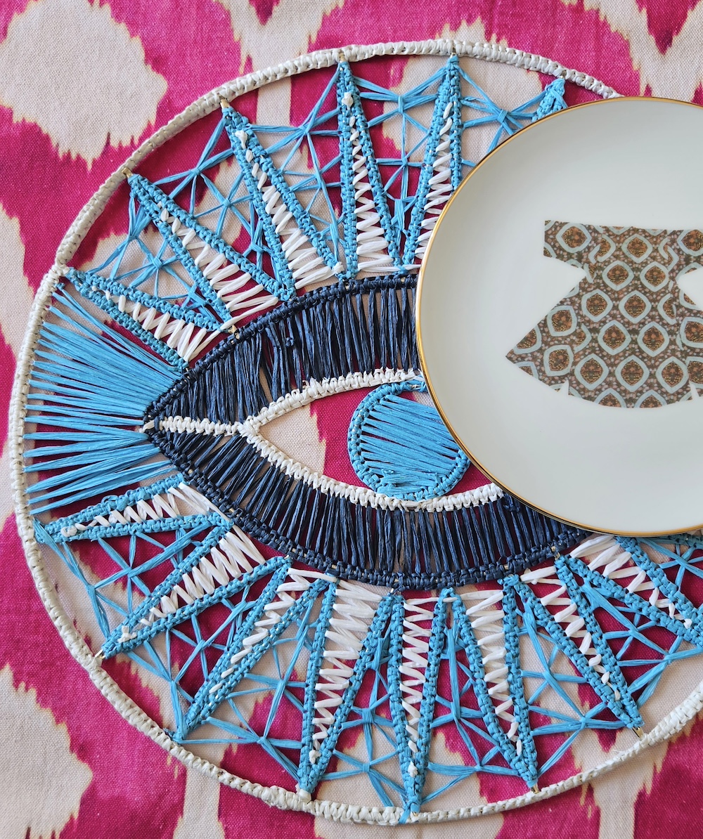 les-ottomans-all-seeing-eye-platzset-aus-raffia image 2