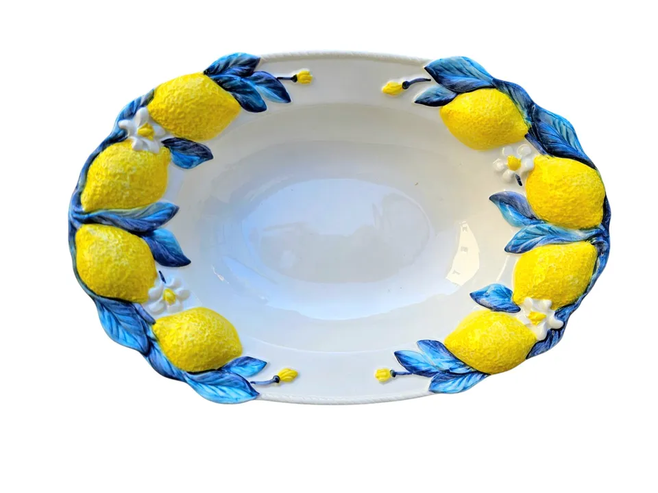 les-ottomans-tablett-limoni-blu-lmnb04-handbemalte-keramik image 1