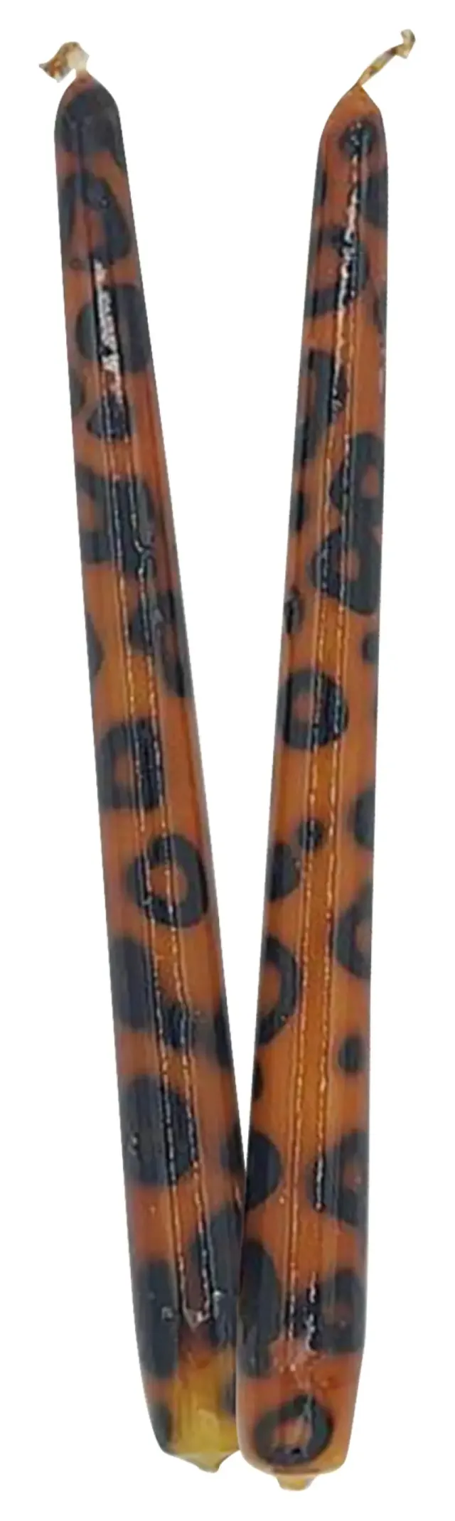 les-ottomans-leopard-kerzen-wachs-handbemalt-can01-set-2-teilig image 1