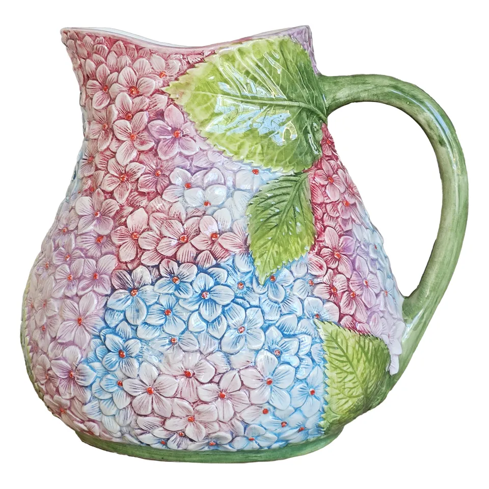les-ottomans-ortensia-krug-aus-keramik-handbemalt-hortensie image 1