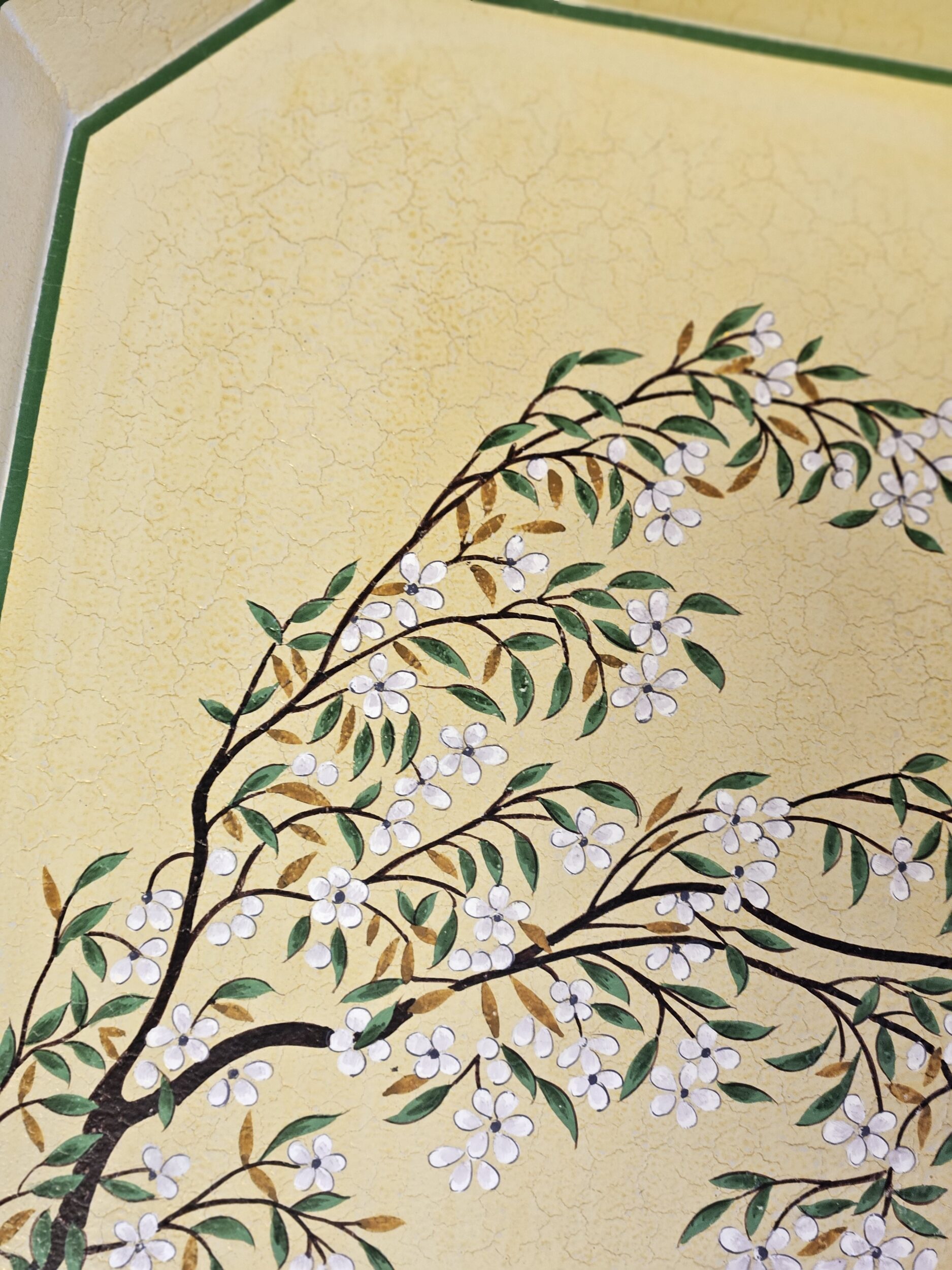 les-ottomans-tablett-eisen-handbemalt-floral image 3