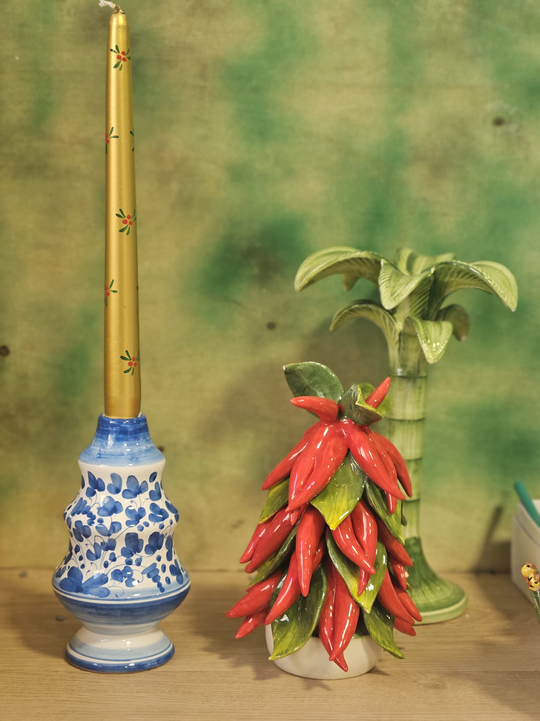les-ottomans-albero-di-natale-handbemalter-keramik-kerzenhalter-weihnachtsbaum image 3