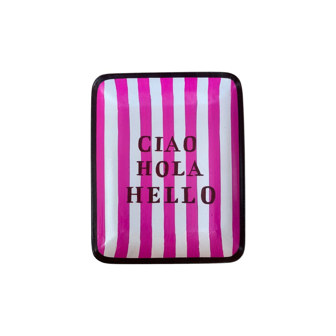 les-ottomans-bella-italia-ciao-vide-poche-aus-handbemaltem-eisen image 1