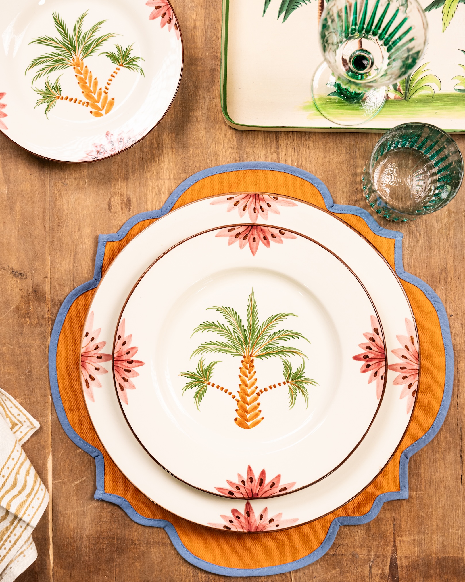 les-ottomans-the-dates-tree-dessertteller-aus-handbemalter-keramik image 2