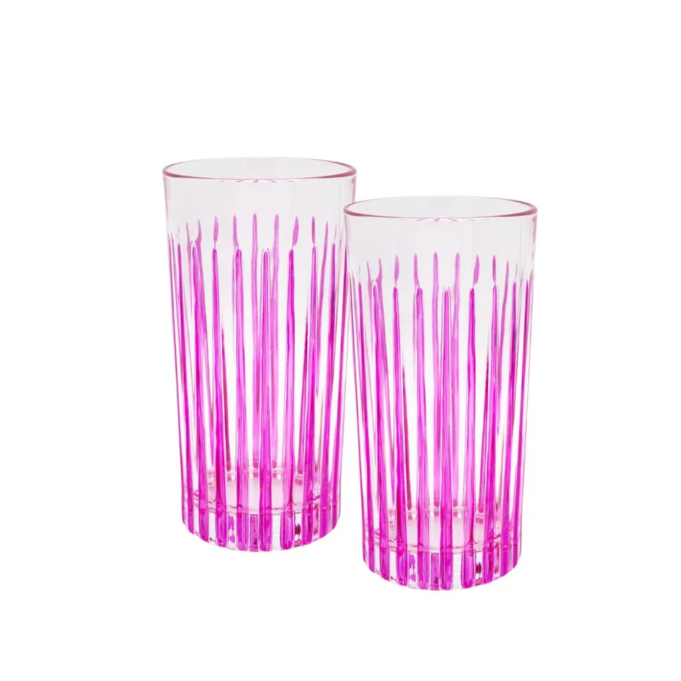 les-ottomans-cocktailgl-ser-kristall-rosa-handbemalt-2er-set image 1