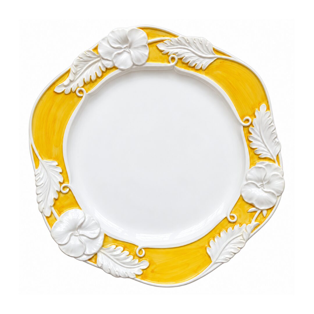 les-ottomans-greenery-grp04-platzteller-keramik-handbemalt image 1