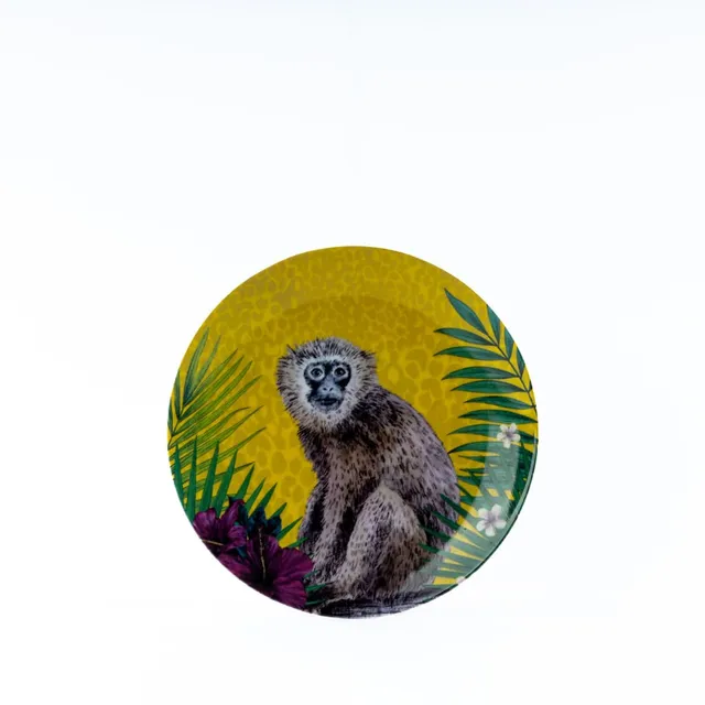 les-ottomans-x-matthew-williamson-porzellan-dessertteller-monkey image 1