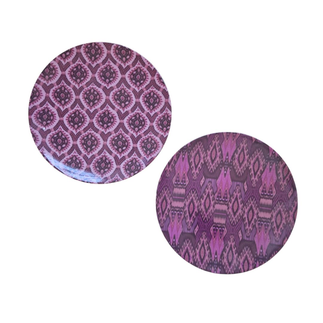 les-ottomans-ikat-dessertteller-porzellan-2er-set image 1