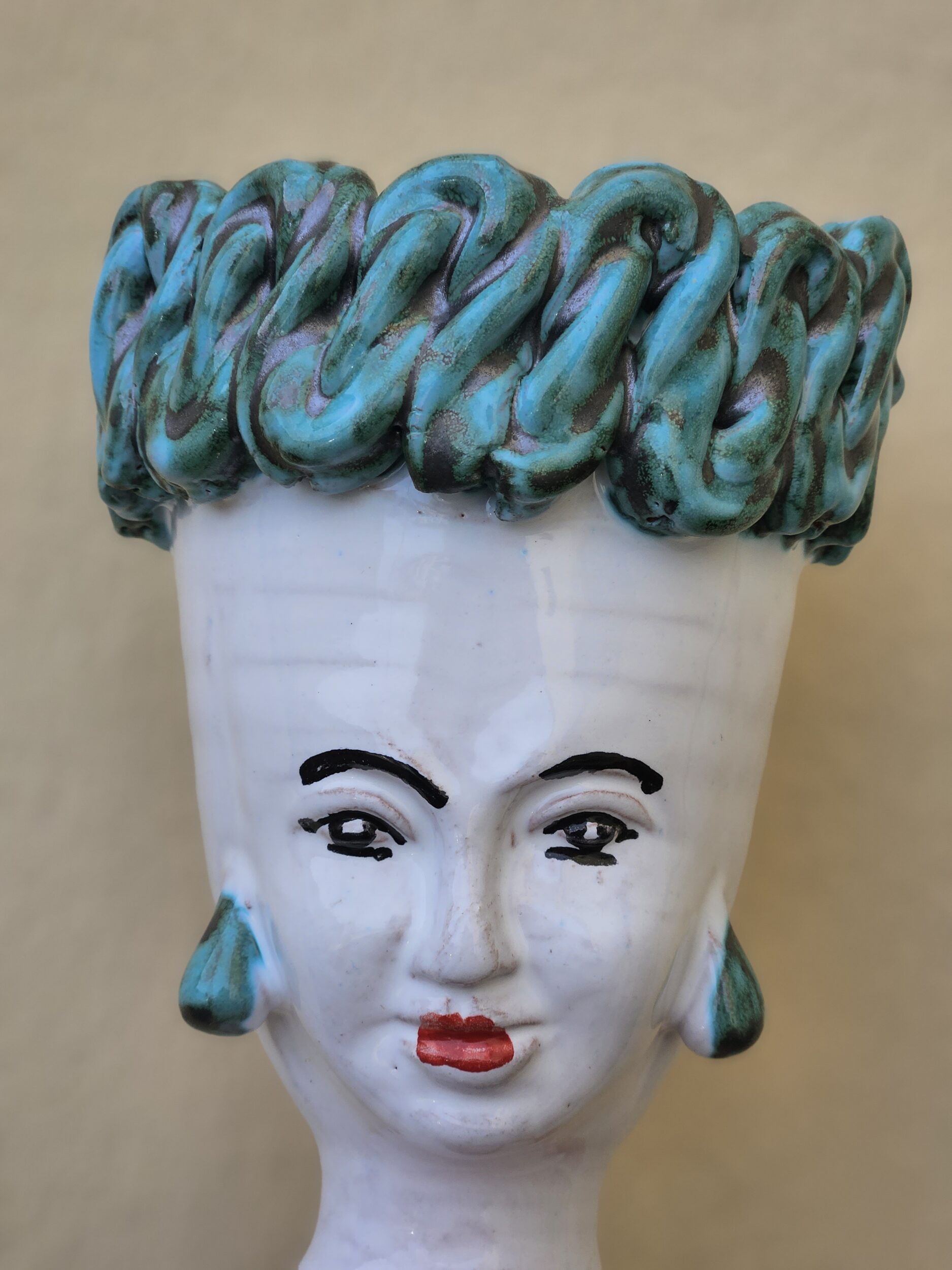 les-ottomans-sicily-sculpture-vase-aus-keramik-handbemalt-set-aus-2 image 2