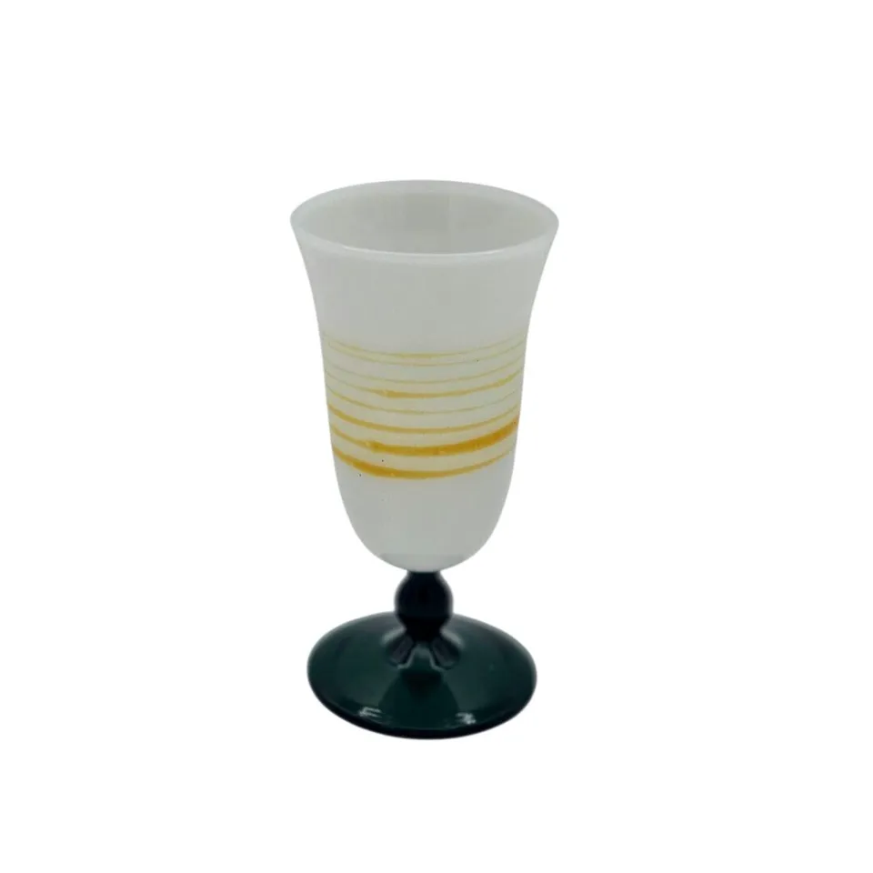 les-ottomans-glas-mit-gelben-streifen-trinkglas-tumbler image 1