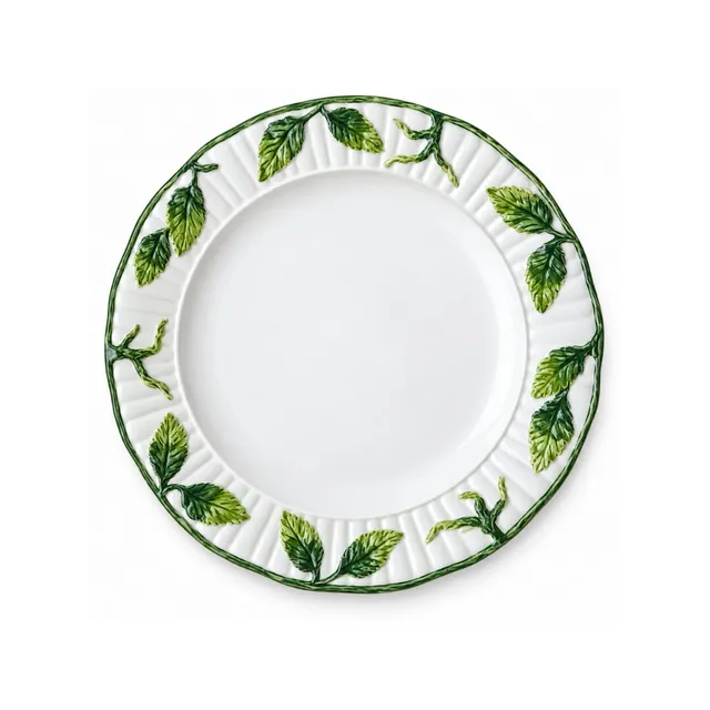 les-ottomans-greenery-grp02-keramik-speiseteller-handbemalt image 1