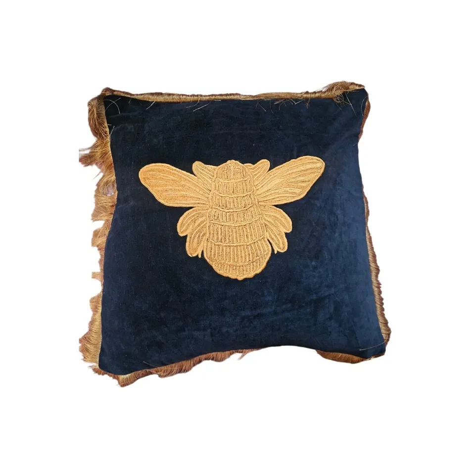 les-ottomans-kissenbezug-samt-baumwolle-bestickt-sale-ebc120 image 1
