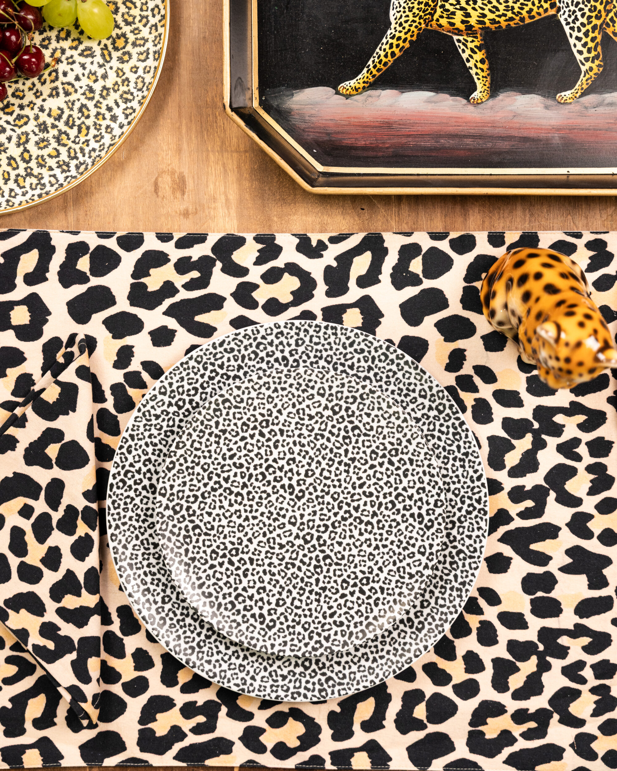 les-ottomans-2er-set-porzellan-dessertteller-leoparden-print image 2