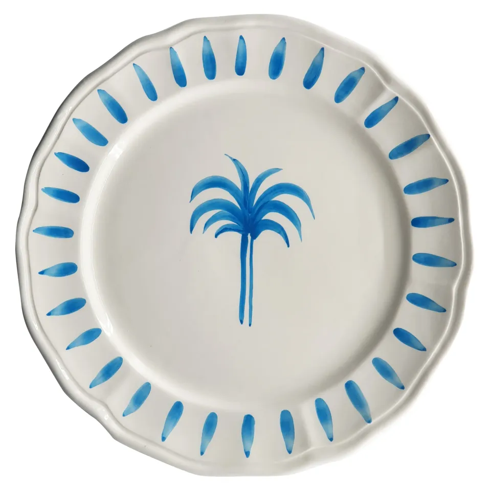 les-ottomans-tpv03-platzteller-keramik-palmen-gr-n image 1