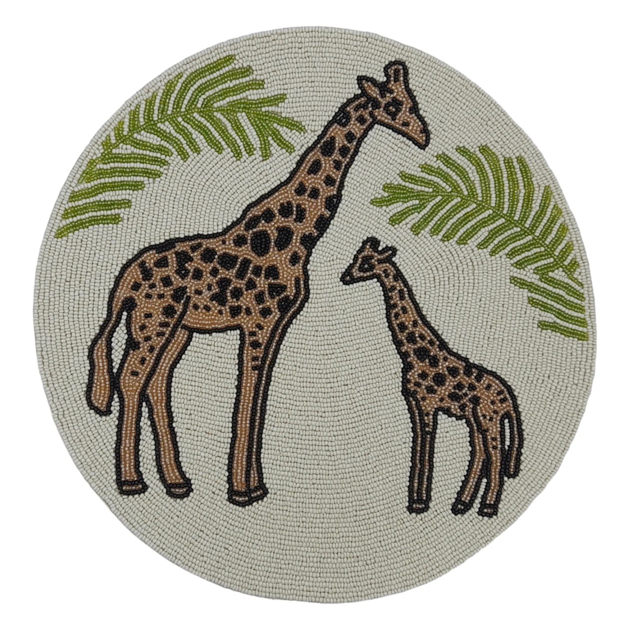 les-ottomans-giraffa-platzset-aus-glasperlen-set-2 image 1