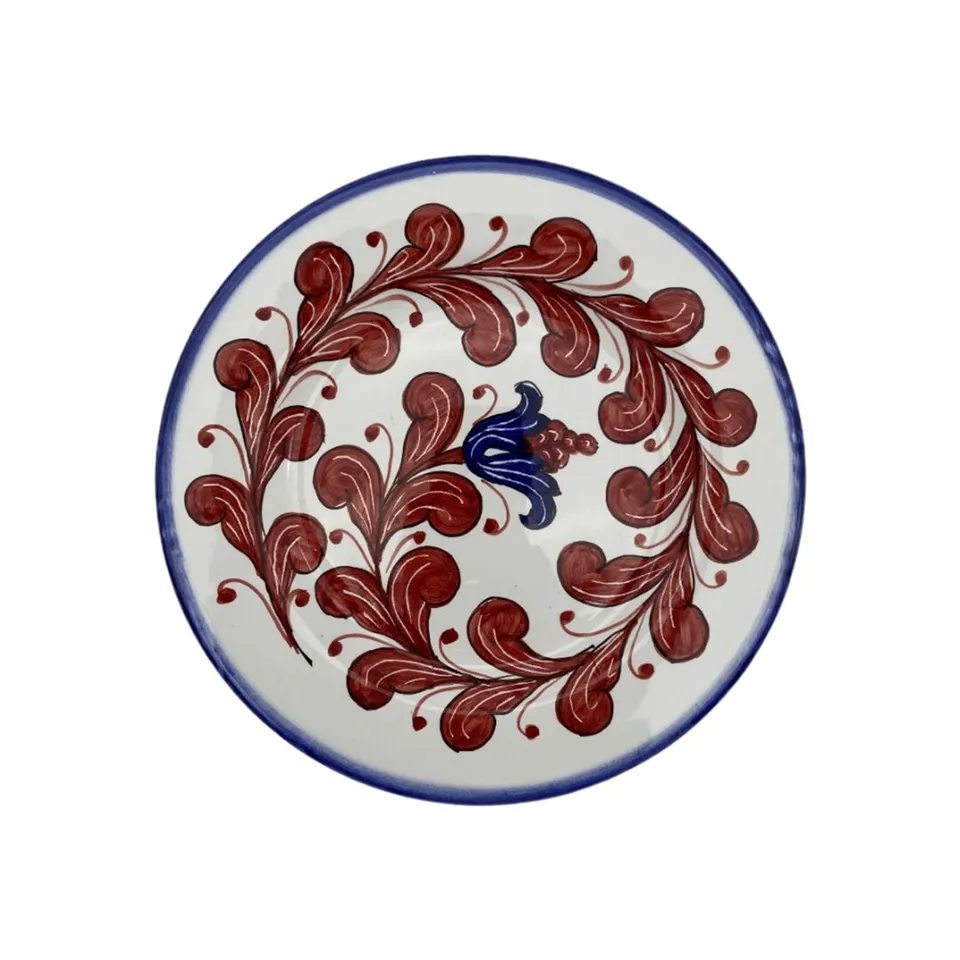 les-ottomans-dessertteller-keramik-floral-handbemalt image 1