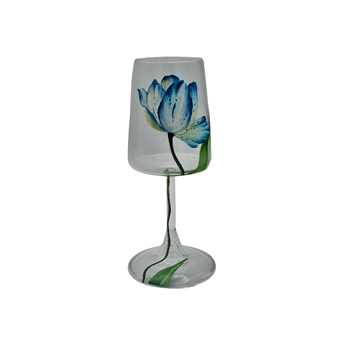 les-ottomans-tulipano-deko-glas-handbemalt image 1