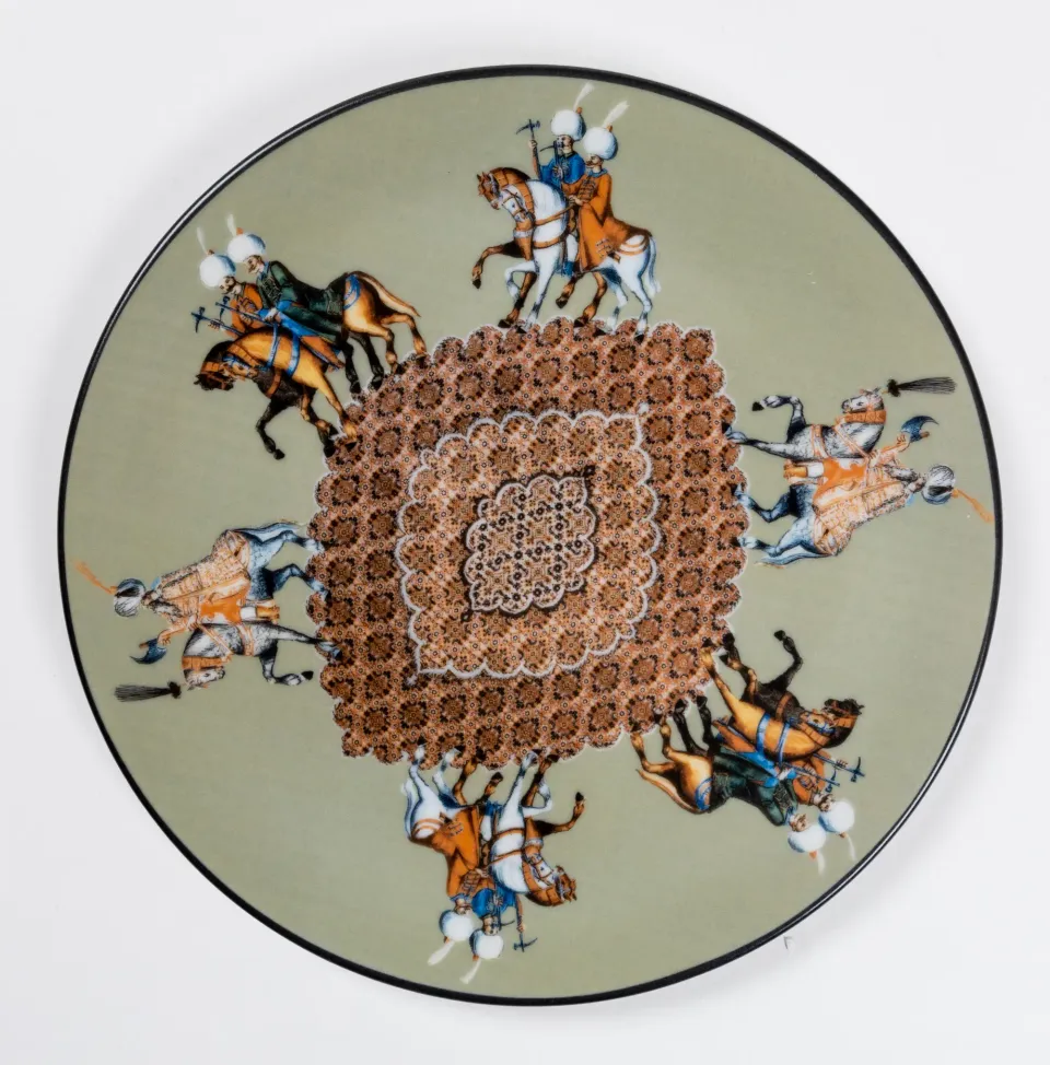 les-ottomans-costantinopoli-porzellan-speiseteller-2 image 1