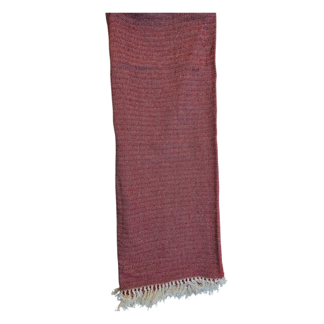 les-ottomans-plaid-baumwolle-rosa-mit-quasten image 1