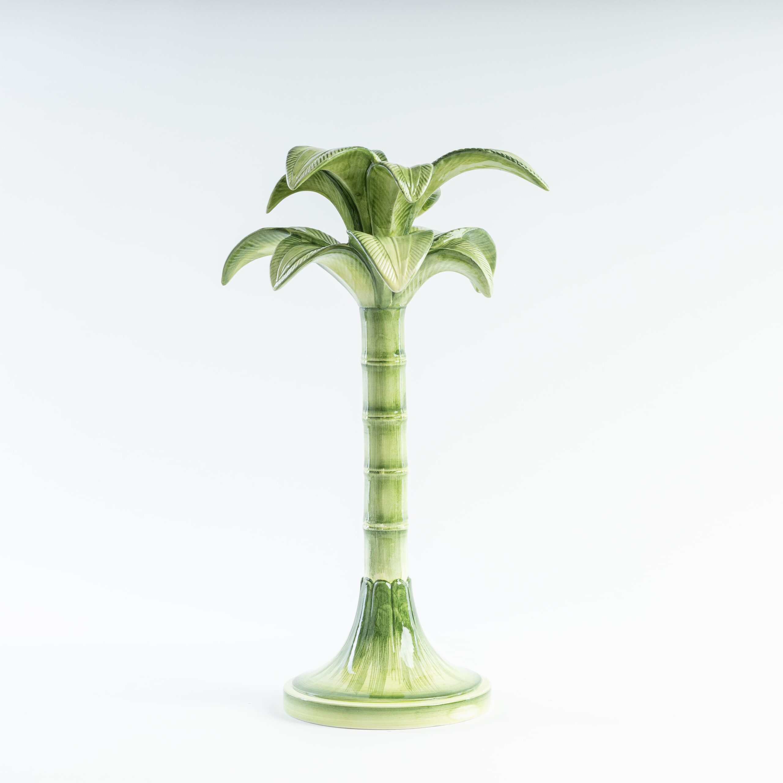les-ottomans-palma-verde-kerzenhalter-grande-mar04-handbemalte-keramik-palme image 1