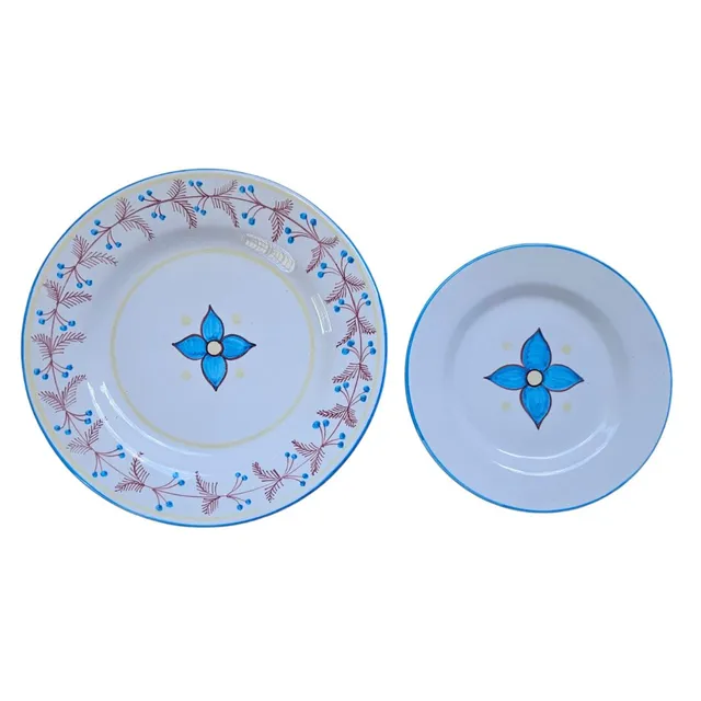 les-ottomans-teller-set-stella-floreale-keramik-2-teilig image 1