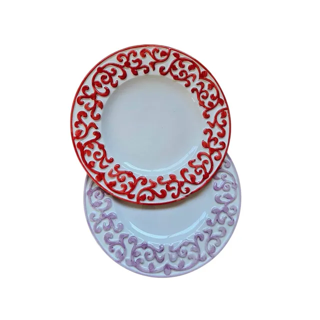 les-ottomans-essteller-keramik-handbemalt-set-2-teilig image 1