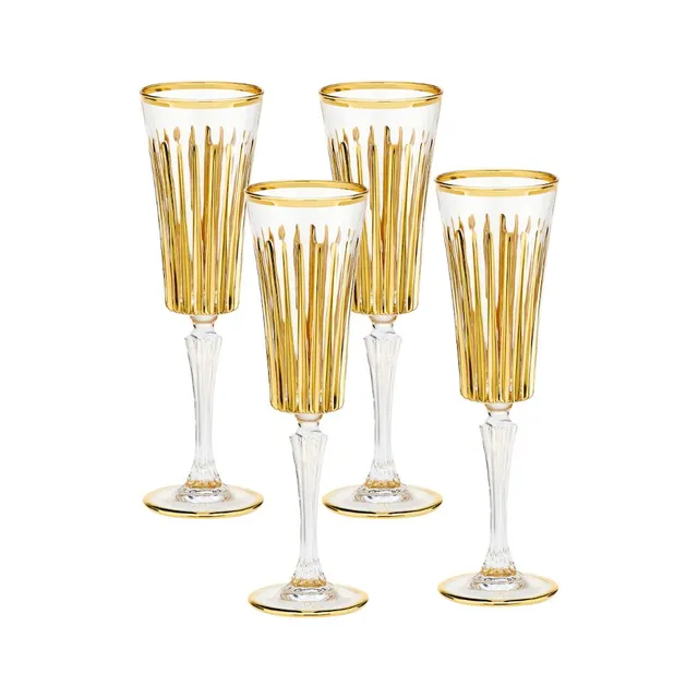 les-ottomans-cg08-kristall-sektgl-ser-4er-set-gold-handbemalt image 1