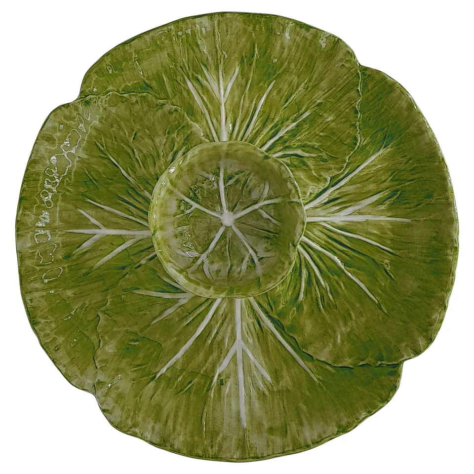 les-ottomans-rdg07-servierschale-radicchio-keramik-handbemalt image 1