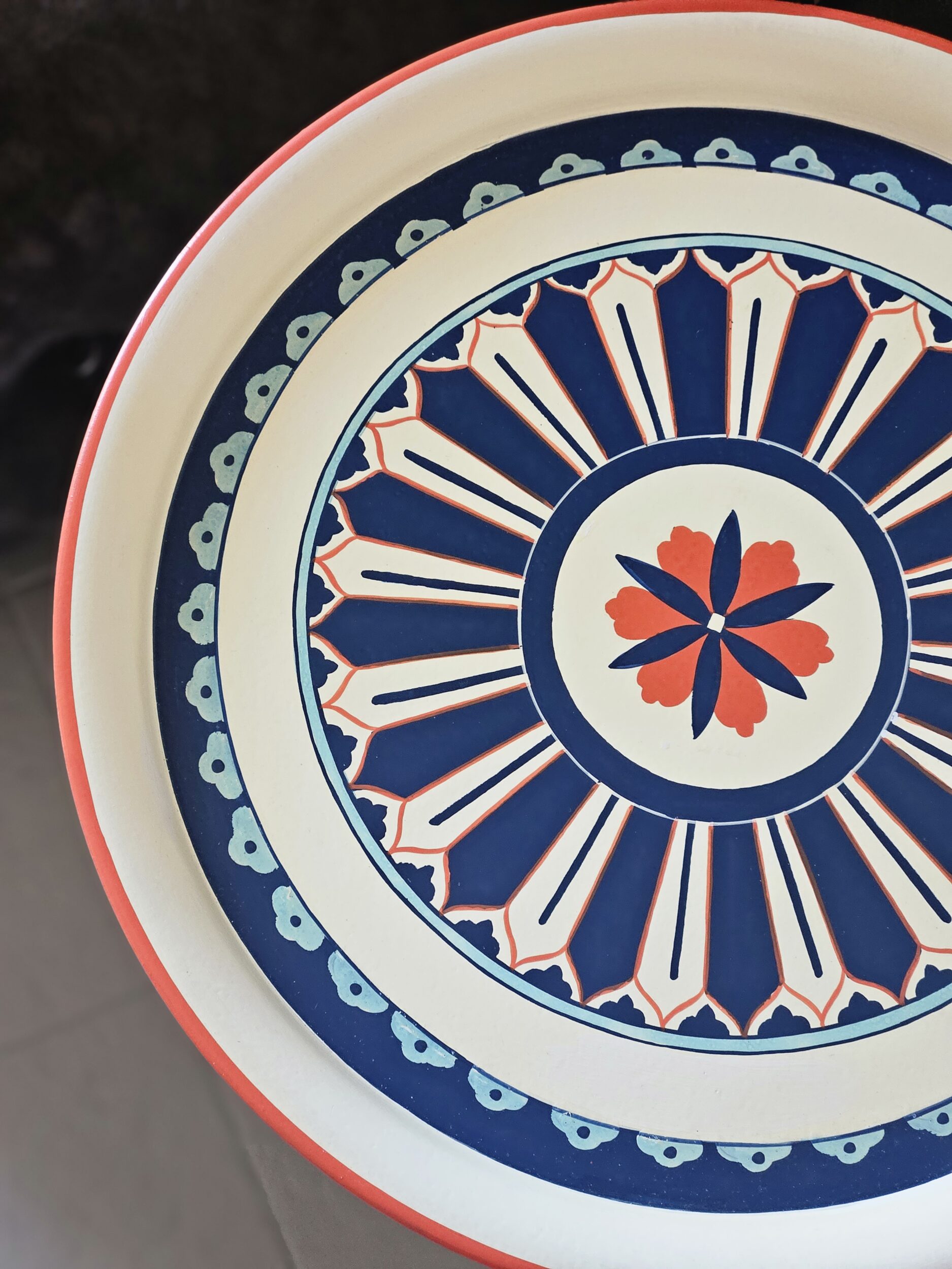 les-ottomans-it051-tablett-aus-eisen-floral-handbemalt image 2