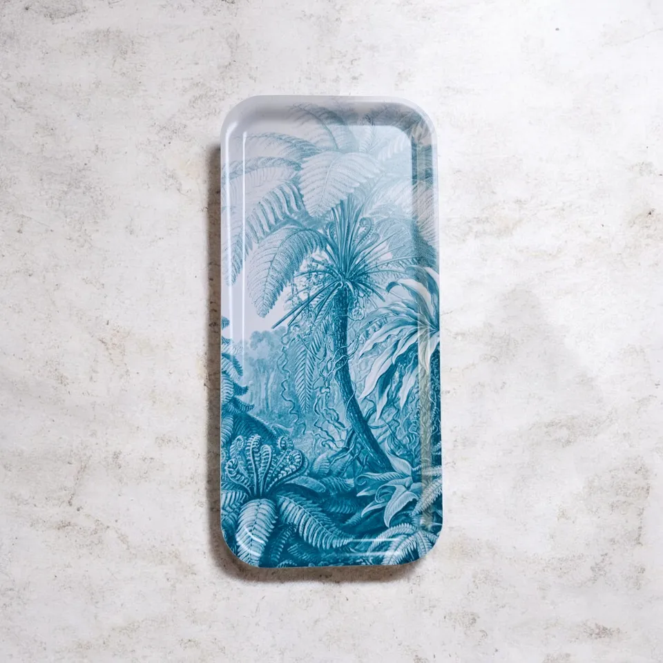 les-ottomans-tablett-holz-jungle-blau image 1