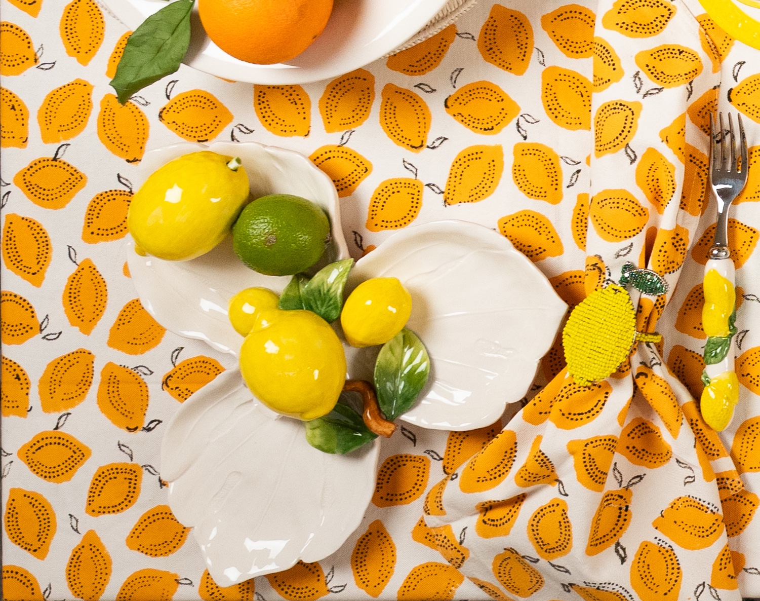 les-ottomans-antipasti-teller-lmn08-keramik-set-3-tlg-limoni image 3