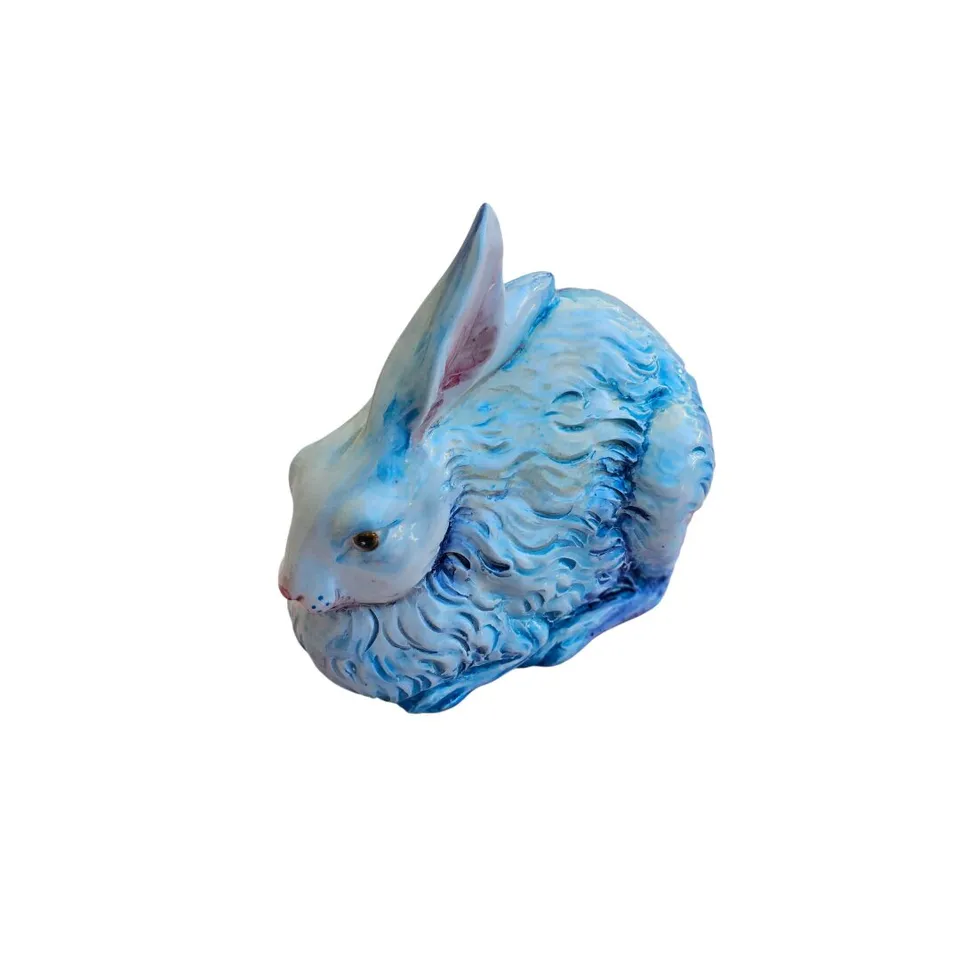 les-ottomans-hase-keramikfigur-handbemalt-osterdeko image 1