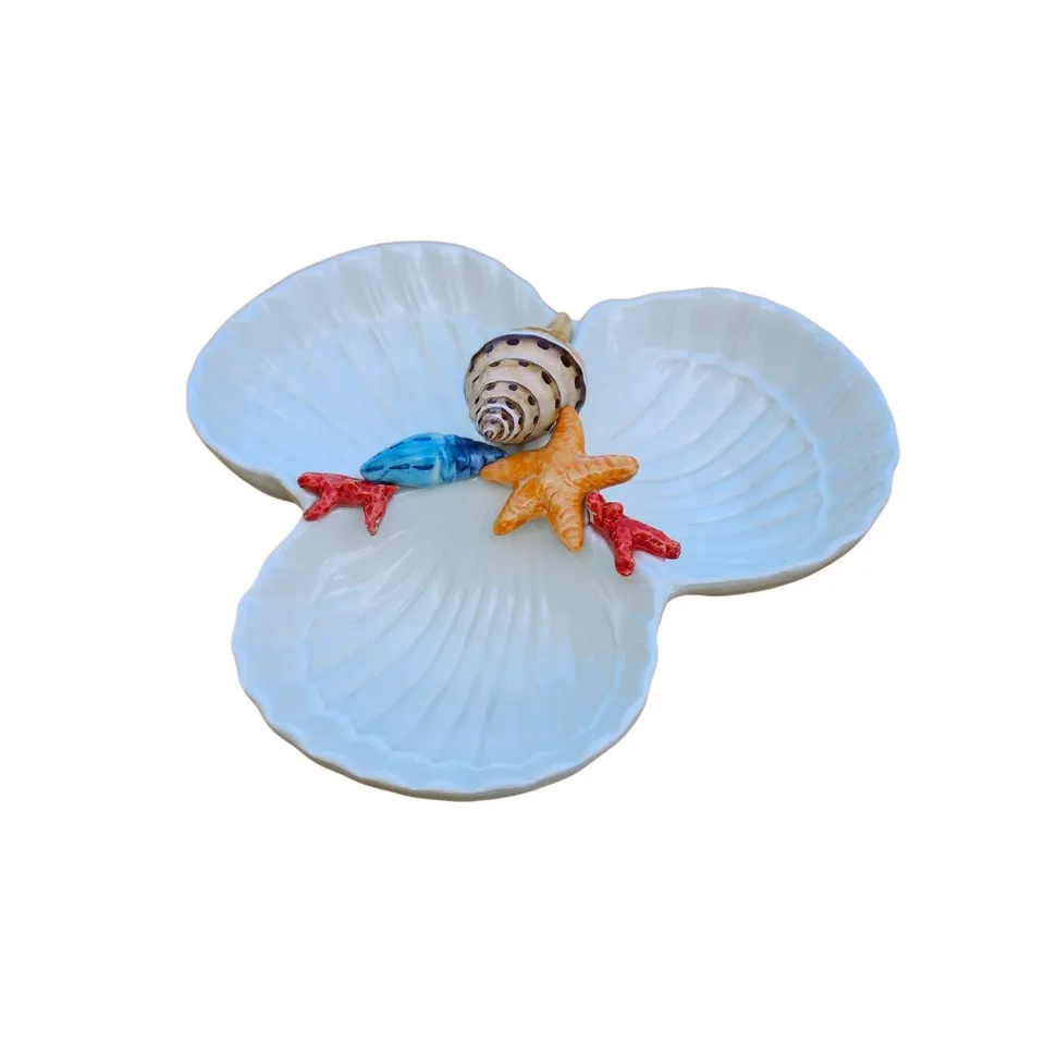 les-ottomans-conchiglia-sht02-vorspeisenteller-aus-handbemalter-keramik image 1