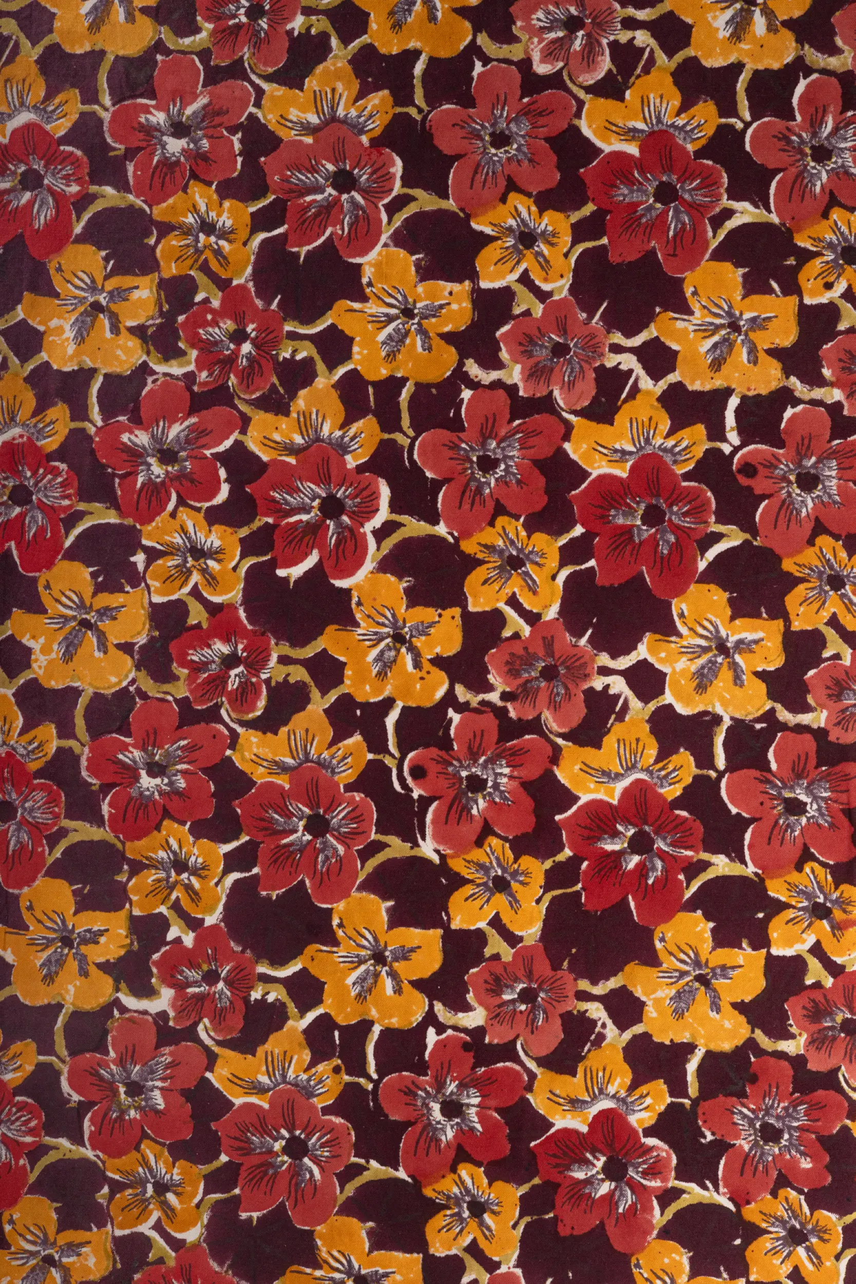les-ottomans-tischdecke-ikb67-baumwolle-handbedruckt image 2