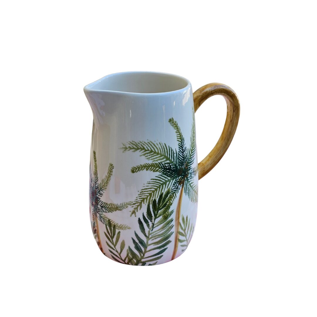 les-ottomans-brocca-vaso-handbemalte-keramikkanne-vase image 1