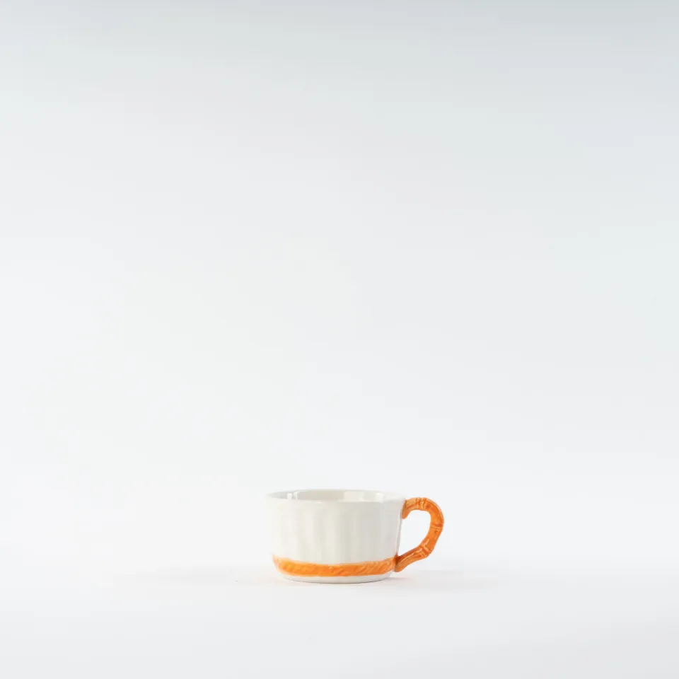 les-ottomans-orange-wicker-teetasse-mit-untertasse-keramik-handbemalt image 1