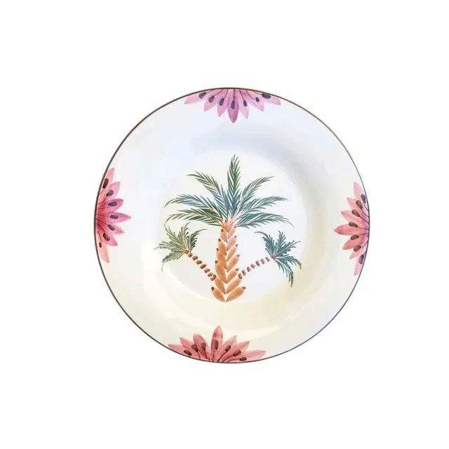 les-ottomans-the-dates-tree-dessertteller-aus-handbemalter-keramik image 1