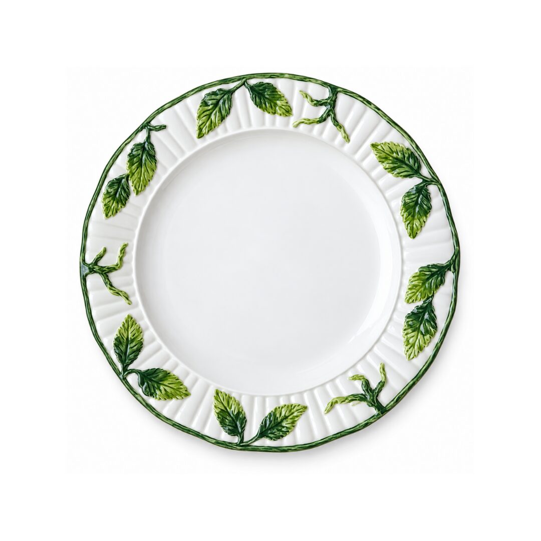 les-ottomans-greenery-grp02-keramik-speiseteller-handbemalt image 1