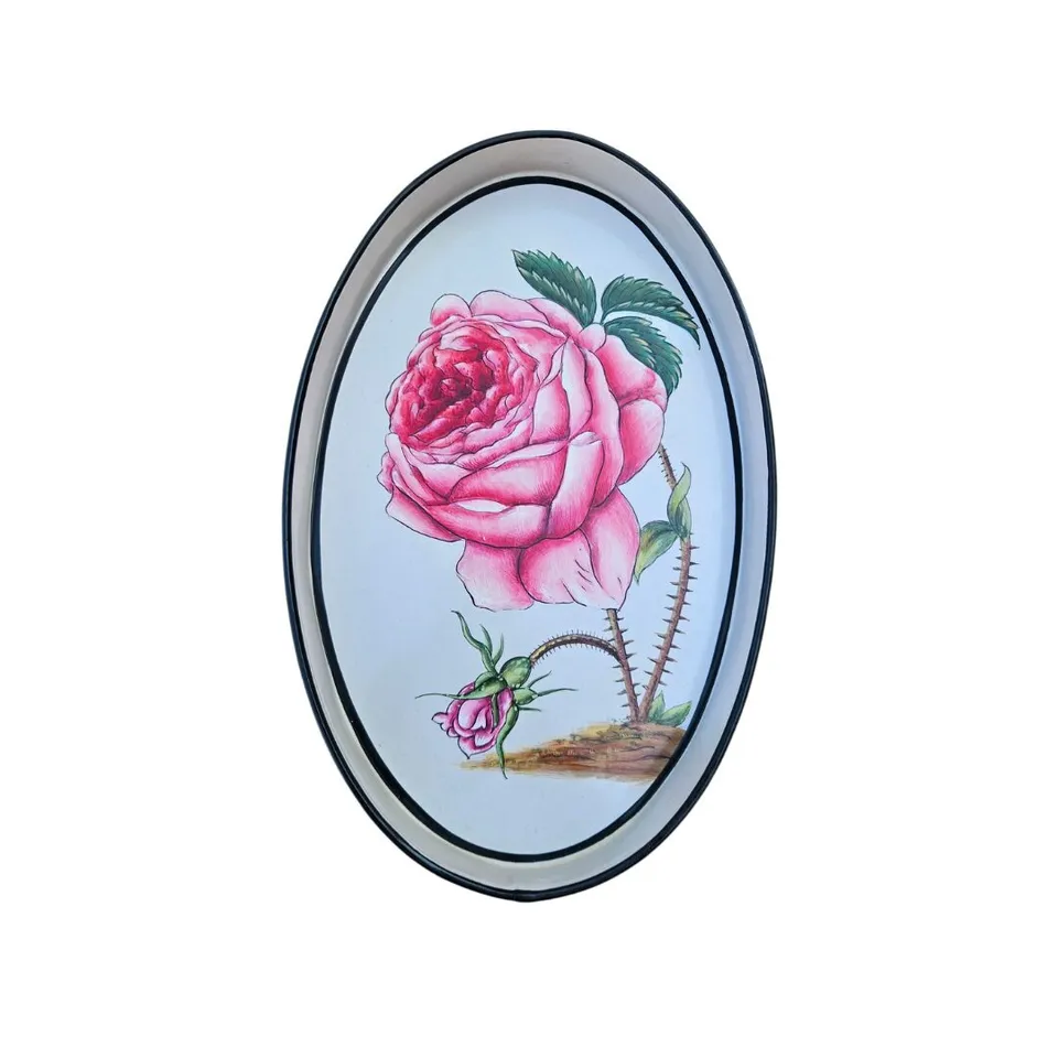 les-ottomans-sale-it101-tablett-eisen-handbemalt-floral image 1